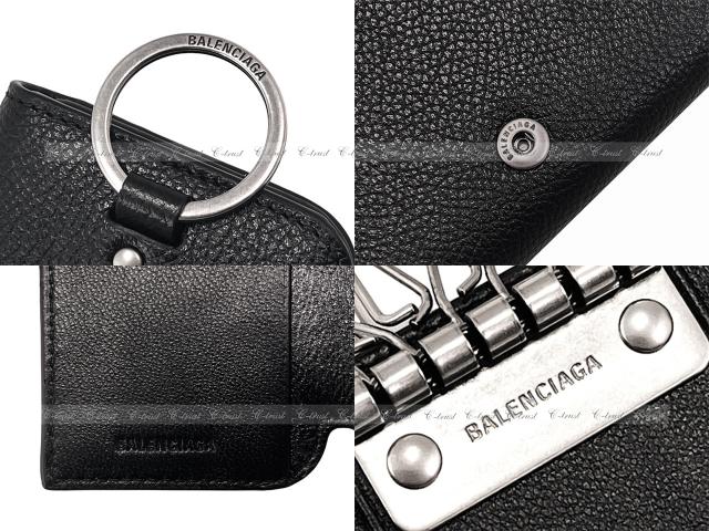 バレンシアガ　キーケース BALENCIAGA バレンシアガ キーケース 6連 6本 三つ折り CASH